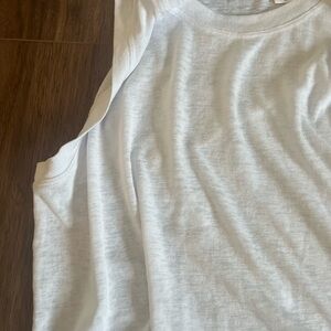 Athleta White Breezy Tank Top